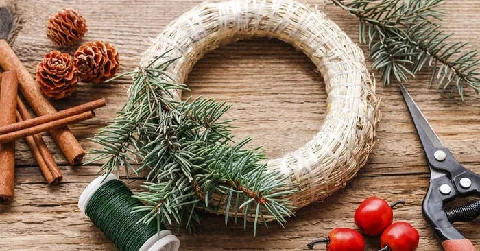 Cómo hacer coronas navideñas originales
