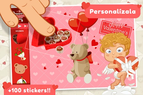 Aplicaciones para felicitar en San Valentín
