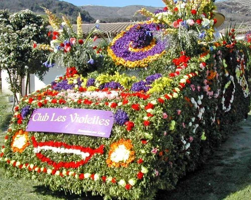 Fiestas de arte con flores