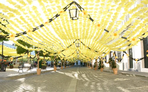 Fiestas de arte con flores en Portugal