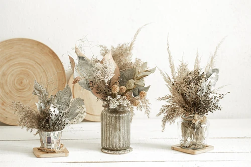 Como hacer flores secas para decorar 