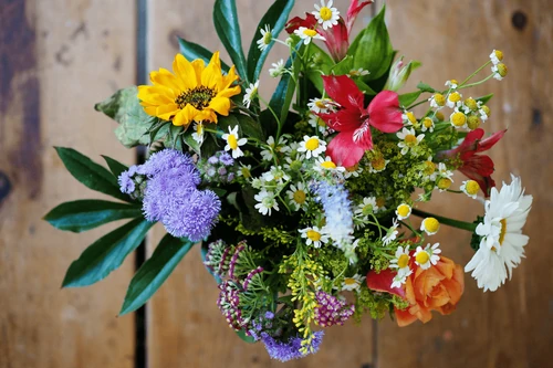 feliz dia del padre con flores 