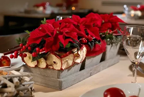 como decorar una flor de pascua