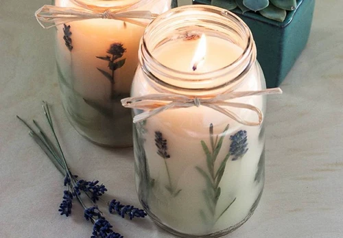 decorar con flores secas naturales
