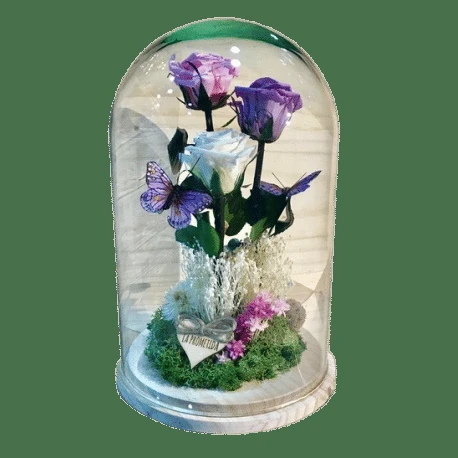 que significa regalar rosas moradas 