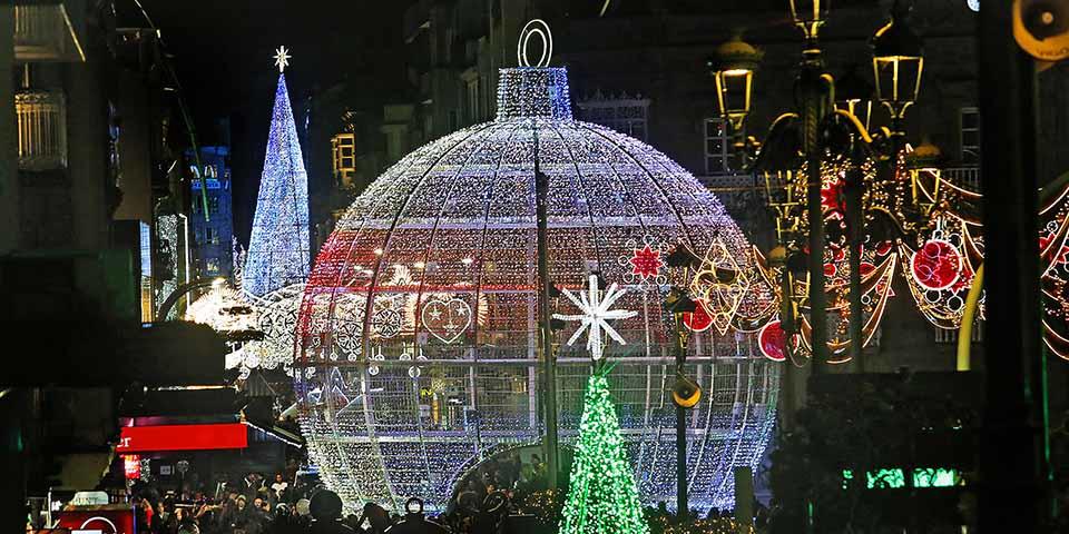 Las 8 ciudades con mejores luces de Navidad de España