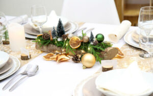decoración mesa nochebuena