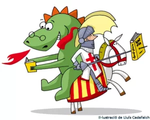 frases para felicitar sant Jordi