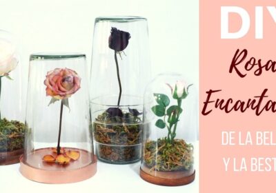 como hacer la rosa de la bella y la bestia