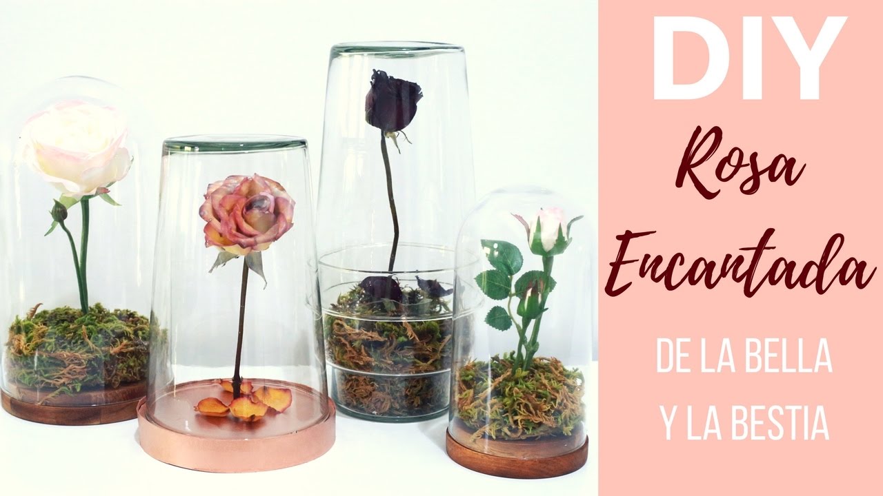 como hacer la rosa de la bella y la bestia