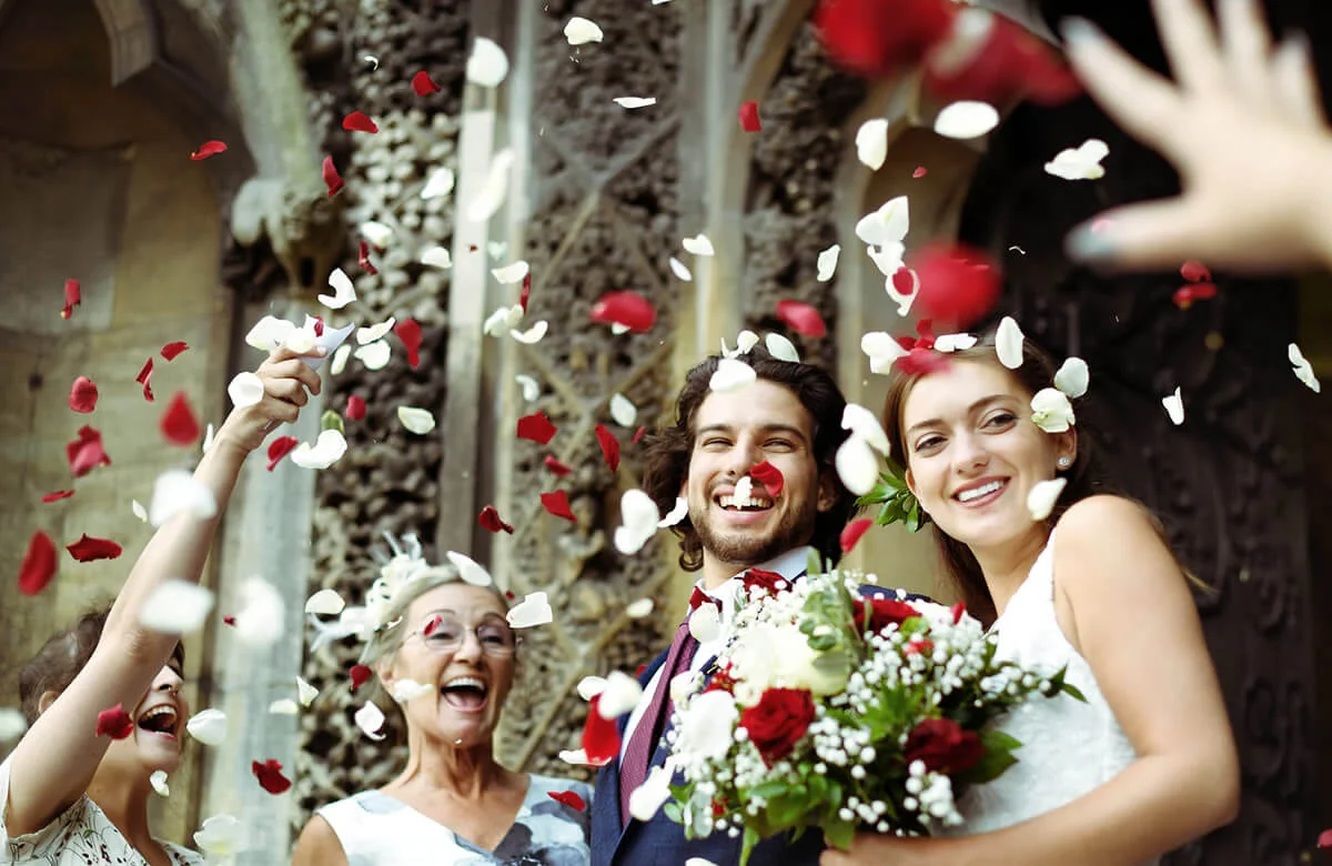 petalos para tirar en bodas 